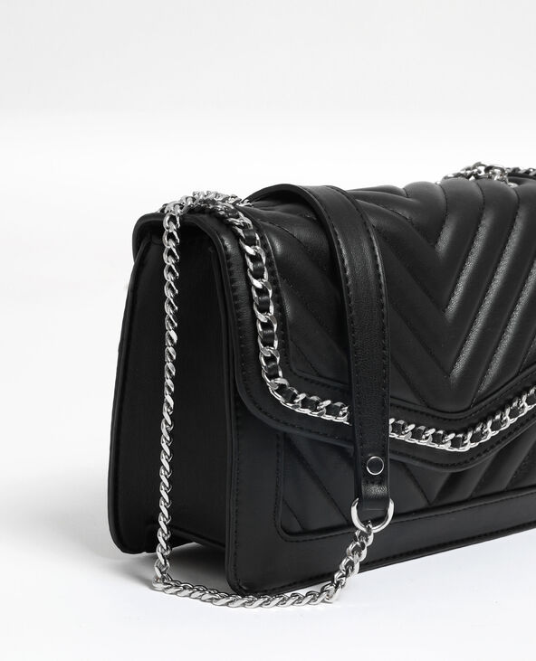 Sac matelassé noir - Pimkie