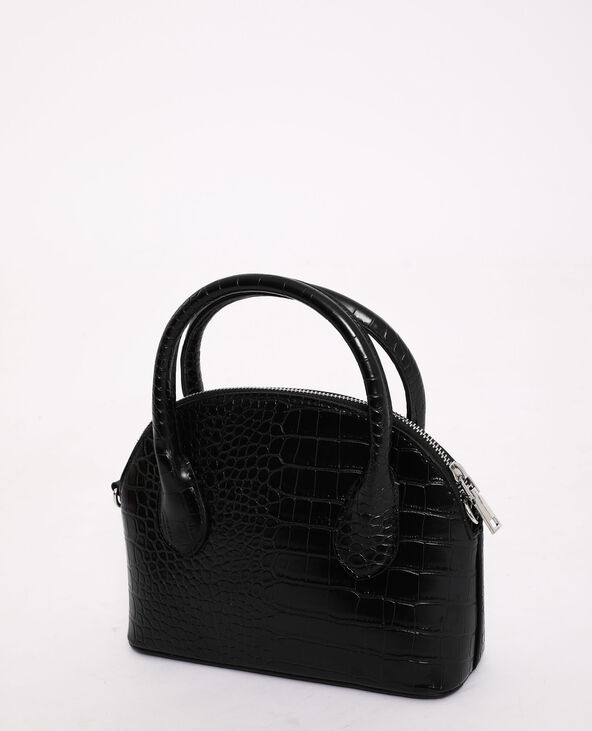 Sac demi-lune noir - Pimkie