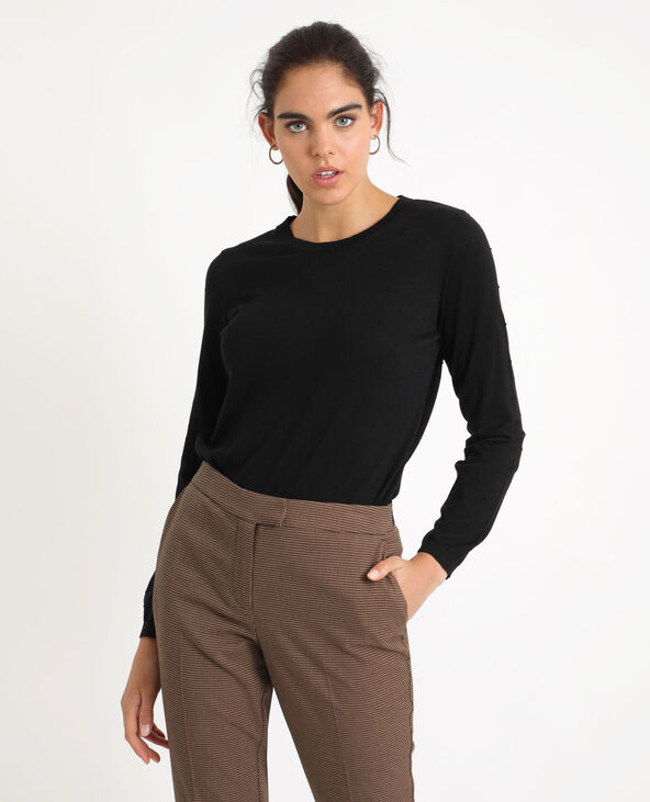 Pull fin noir - Pimkie