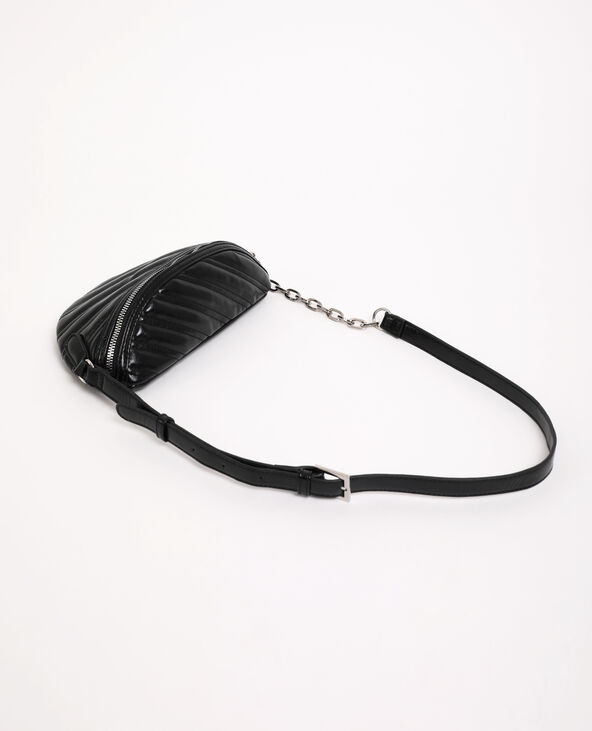 Sac banane matelassé noir - Pimkie
