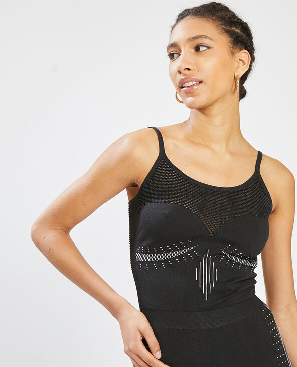 Combi-cycliste sans coutures noir - Pimkie
