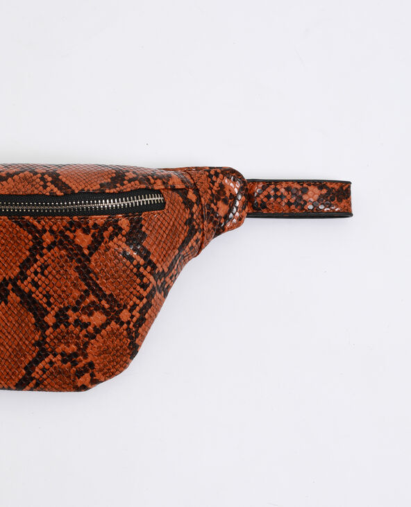 Sac banane python marron - Pimkie