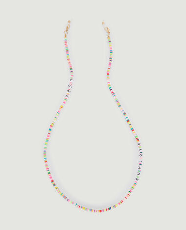 Chaîne pour lunettes jaune - Pimkie