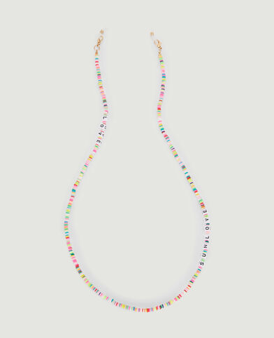 Chaîne pour lunettes jaune - Pimkie