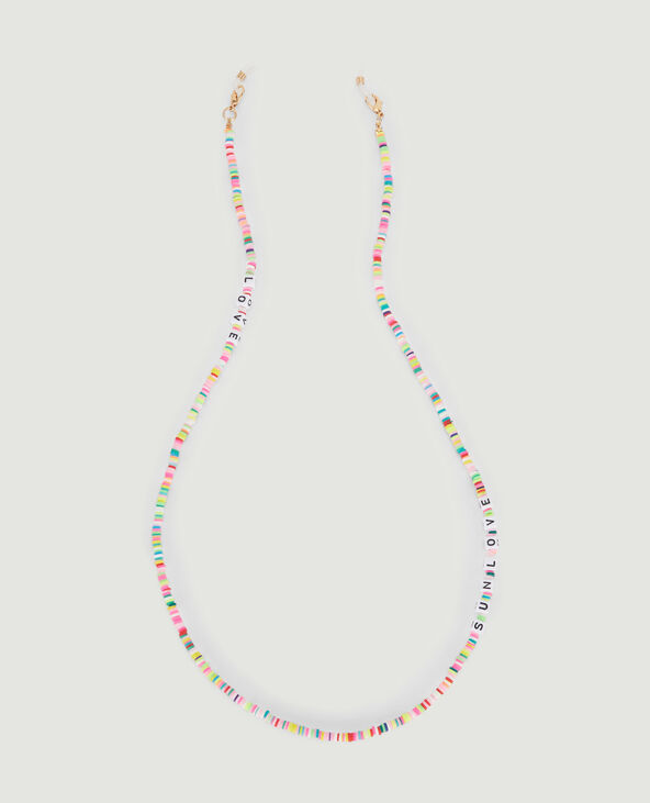 Chaîne pour lunettes jaune - Pimkie