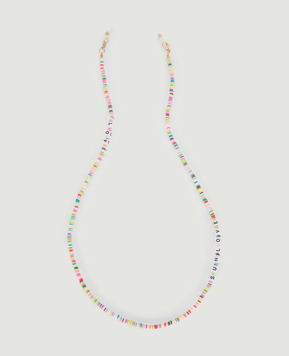 Chaîne pour lunettes jaune - Pimkie