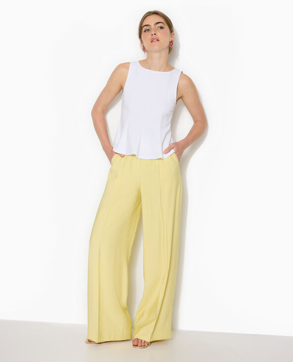 Débardeur forme peplum blanc - Pimkie