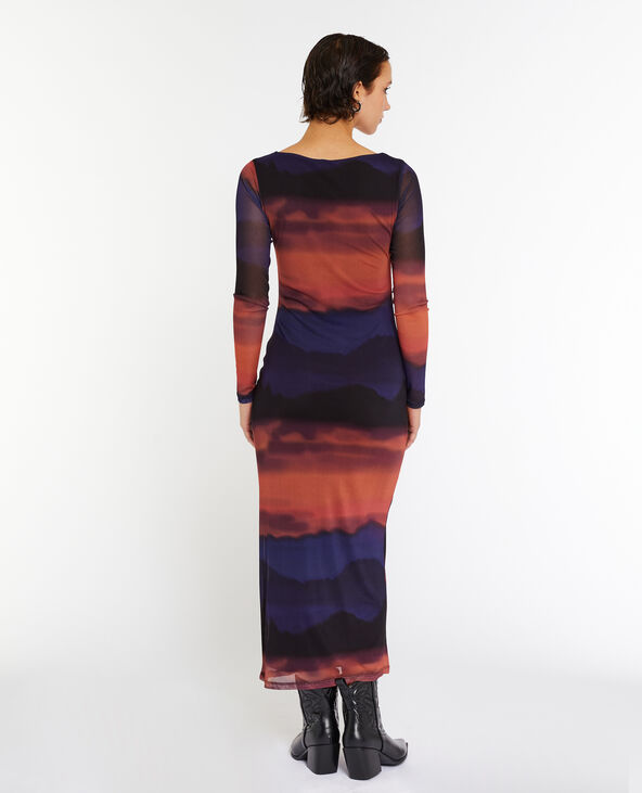 Robe longue en tulle rouge - Pimkie