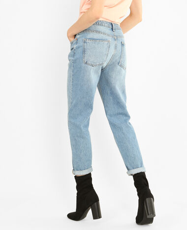 Jean mum bleu foncé - Pimkie