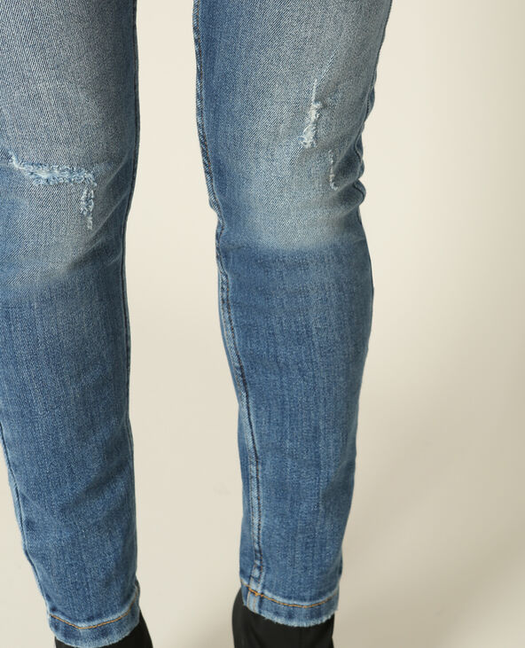 Jean skinny taille haute bleu - Pimkie