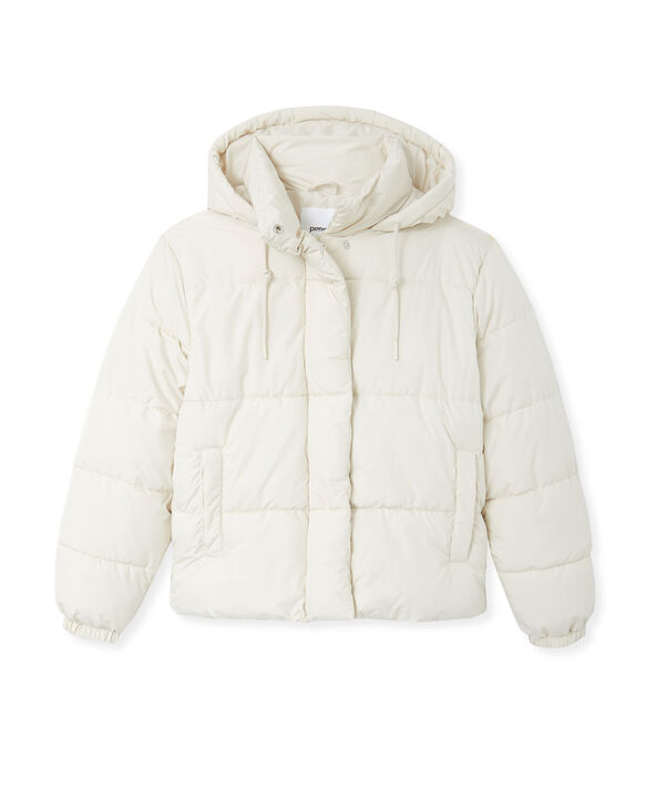 Doudoune avec capuche beige - Pimkie