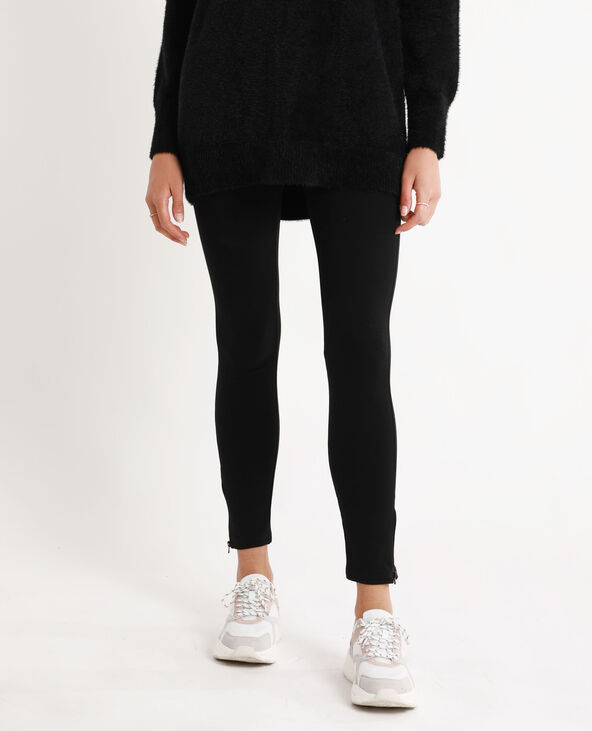 Fuseau taille élastiquée noir - Pimkie