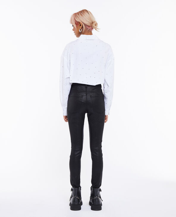Jegging pailleté noir - Pimkie