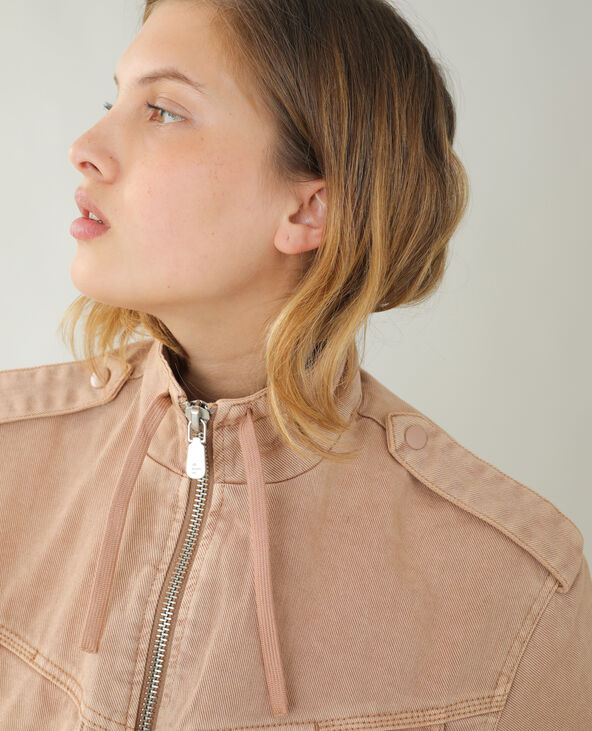Veste en jean camel - Pimkie