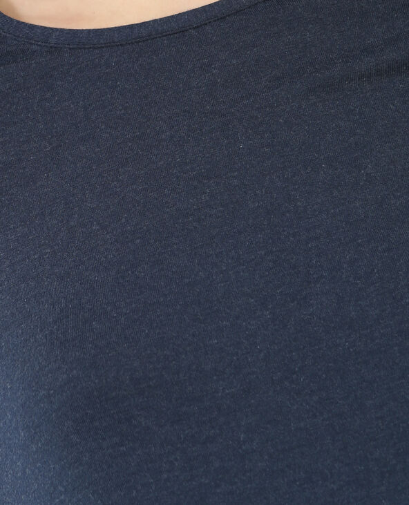 T-shirt trapèze bleu marine - Pimkie