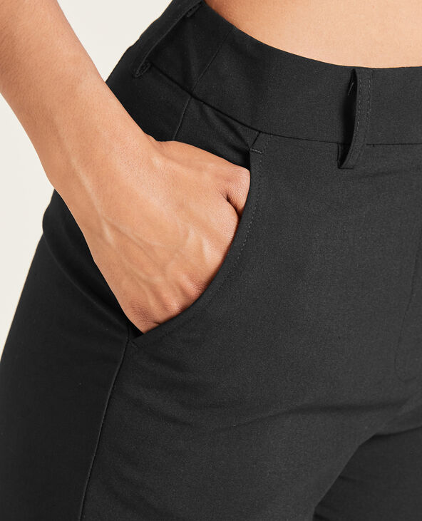 Pantalon large et droit taille haute SMALL noir - Pimkie