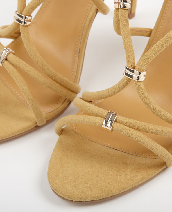 Sandales à talons jaune - Pimkie