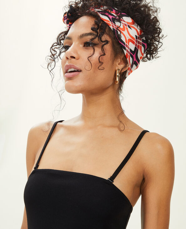 Robe moulante midi noir - Pimkie