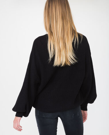 Pull oversized noir - Pimkie