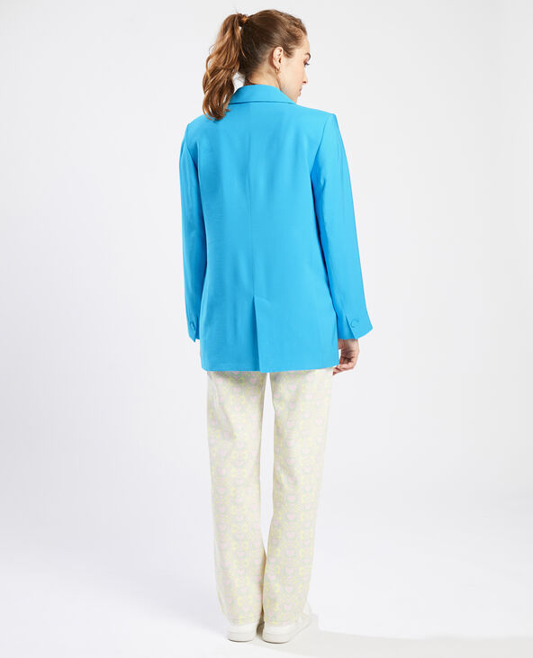 Veste blazer oversize bleu - Pimkie