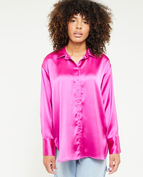 Chemise oversize satin online