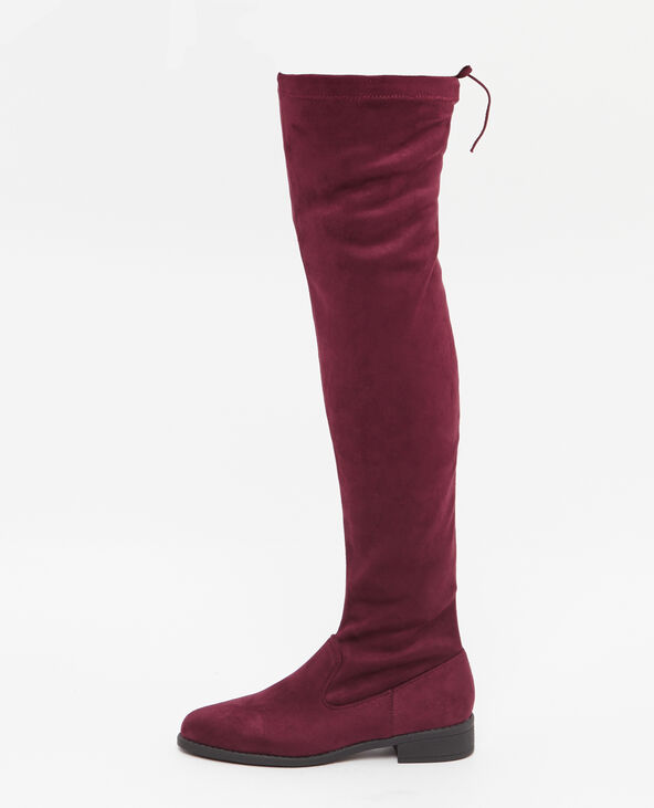 Bottes cuissardes microfibre violet - Pimkie