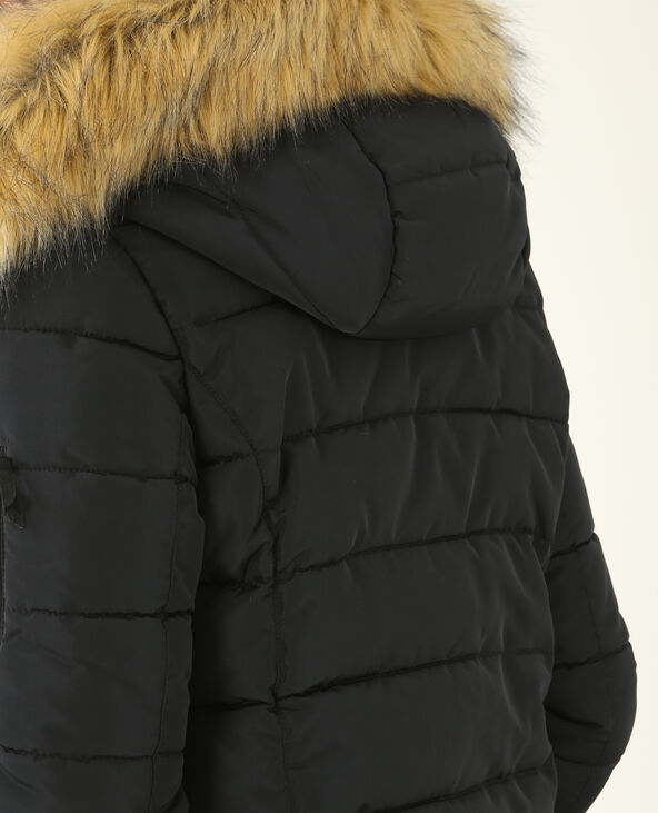 Doudoune à capuche noir - Pimkie