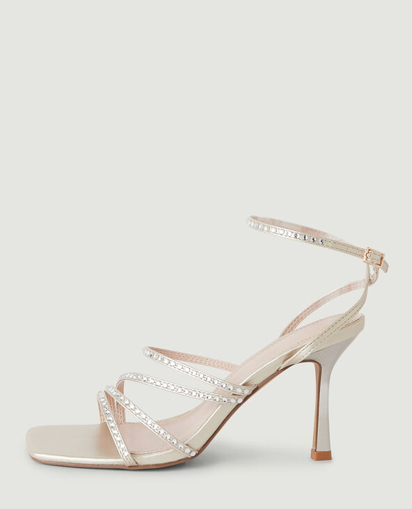 Sandales à brides doré - Pimkie