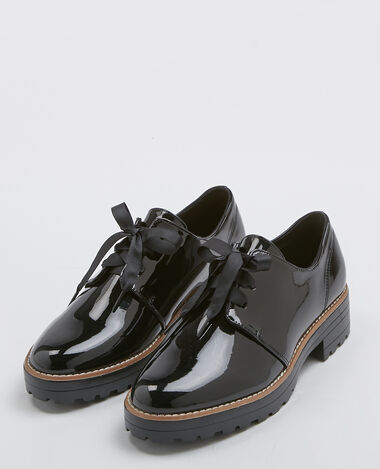 Derbies vernies noir - Pimkie