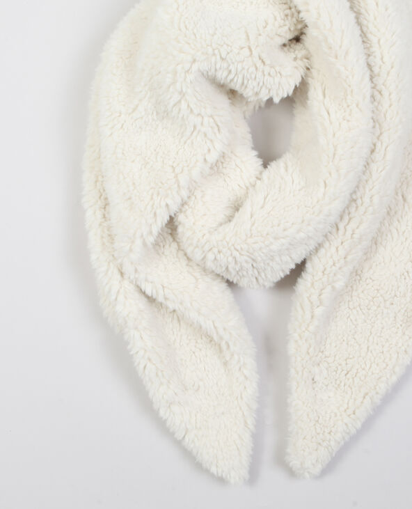 Echarpe en fausse fourrure blanc - Pimkie