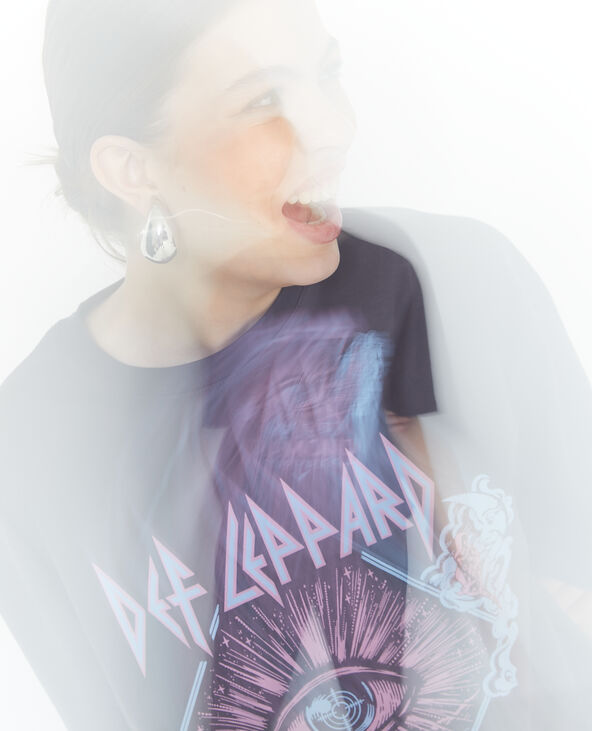 T-shirt oversize DEF LEPPARD gris foncé - Pimkie