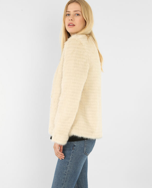 Veste fausse fourrure