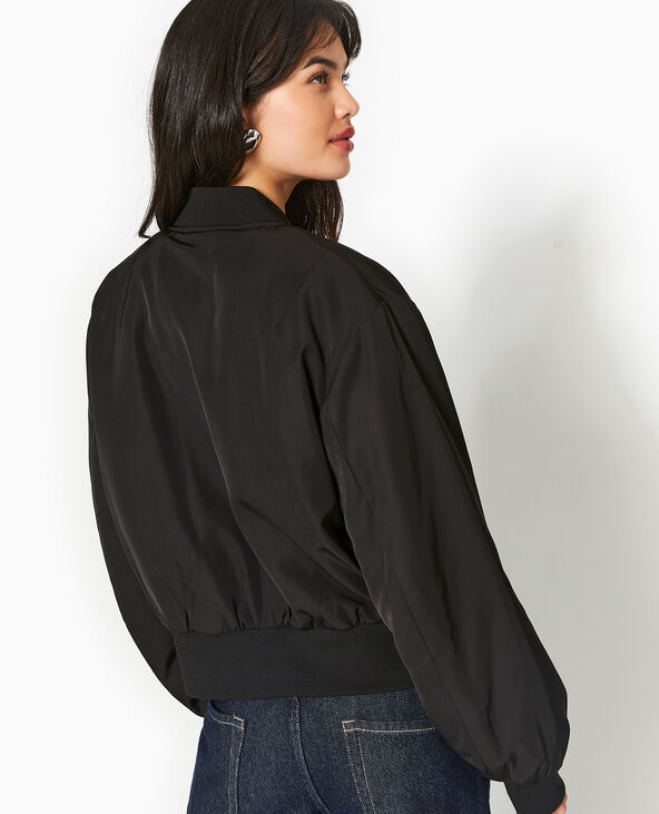 Blouson bomber noir - Pimkie