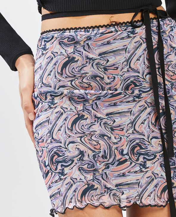 Jupe en maille mesh