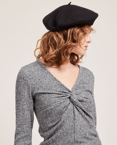 T-shirt manches longues toucher doux gris clair - Pimkie