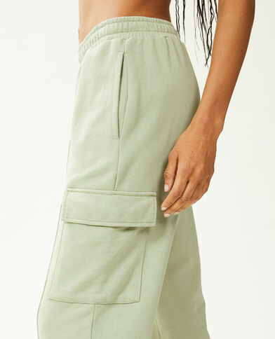 Pantalon de jogging cargo vert de gris - Pimkie