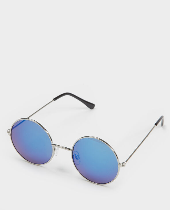 Lunettes de soleil rondes noir - Pimkie