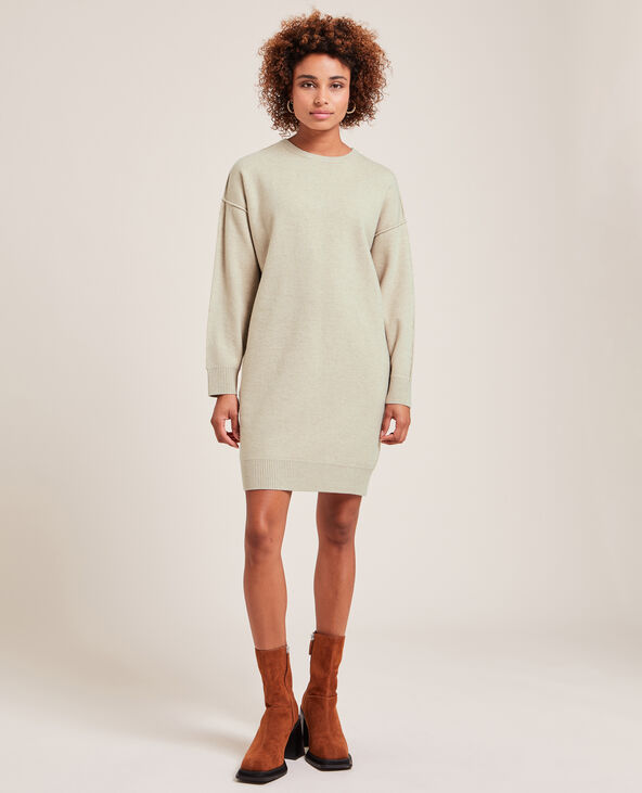 Robe pull taupe - Pimkie