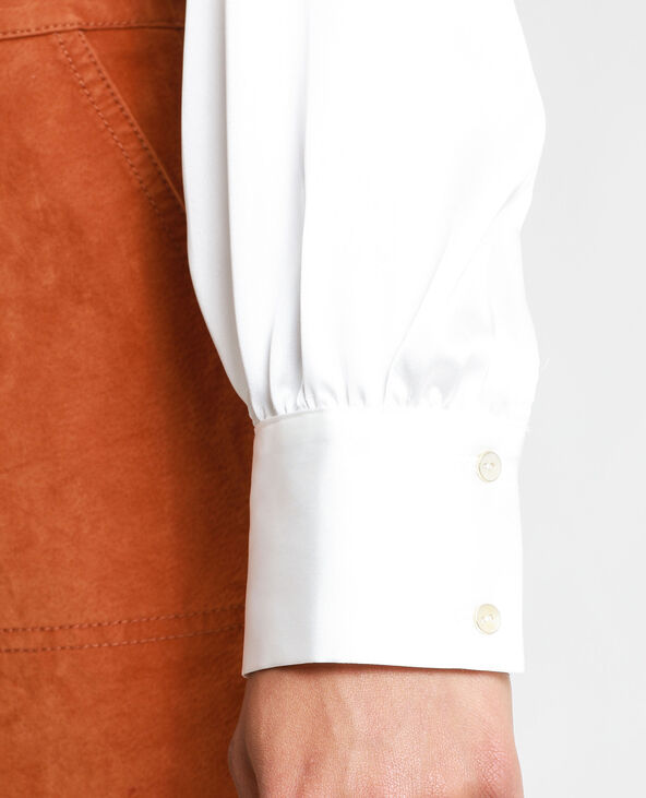Chemise satinée blanc - Pimkie