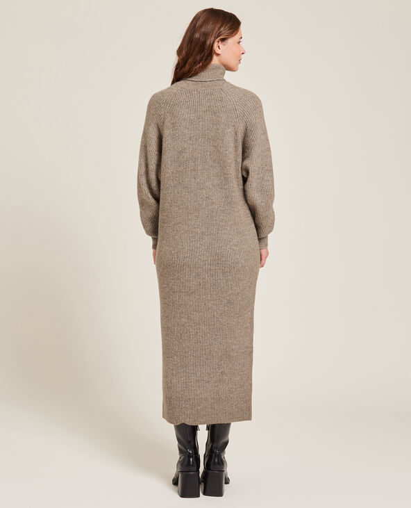 Robe pull best sale longue beige