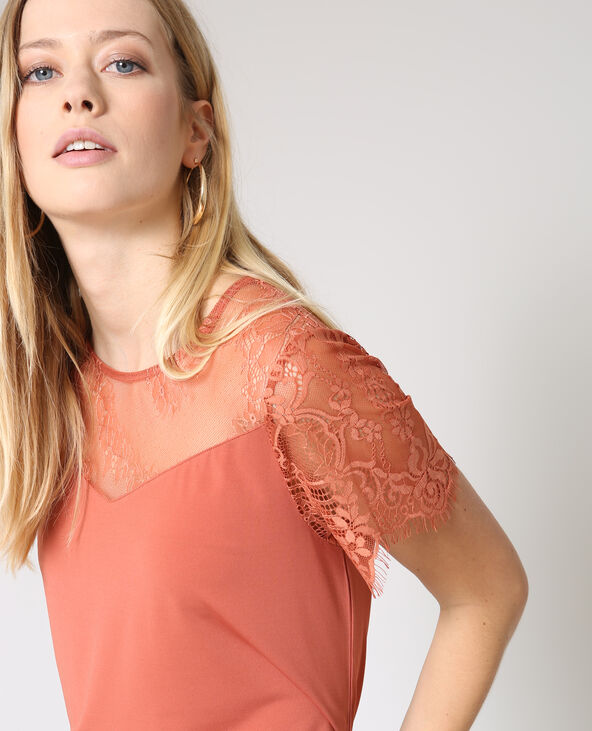 T shirt dentelle discount