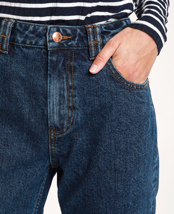 Jean mom high waist bleu marine - Pimkie