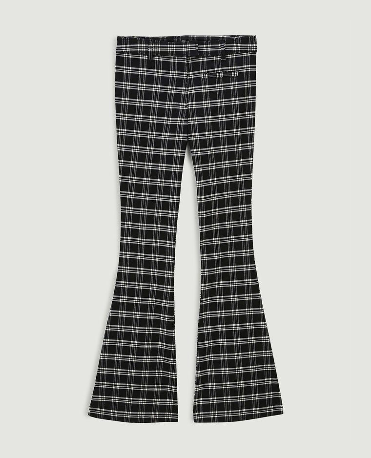 Pantalon flare taille haute noir - Pimkie