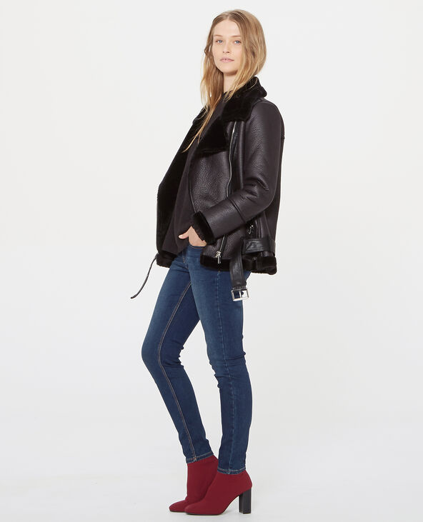 Jean skinny mid waist bleu foncé - Pimkie