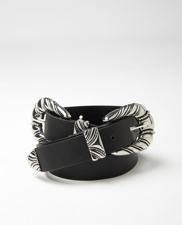 Ceinture cowboy noir - Pimkie