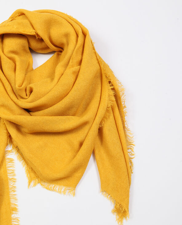Foulard fin jaune ocre - Pimkie