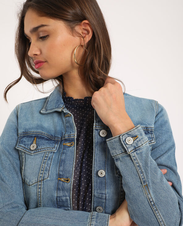 Veste en jean bleu - Pimkie