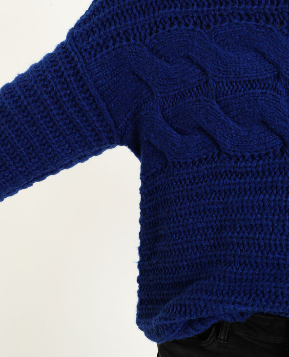Gros pull bleu online