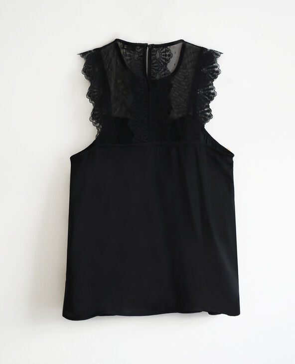 Blouse sans manches noir - Pimkie