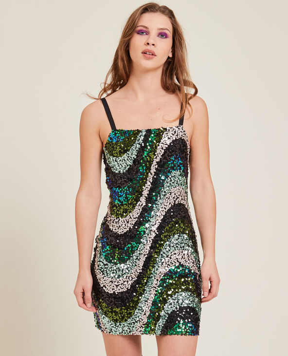 Robe sequin courte hot sale
